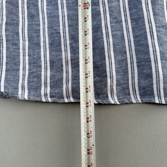 🎉5 for $45 🎉 St Tropez West Dress Maxi Long Size 4 Pure Linen - Picture 6 of 10